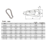 Stainless Steel Quick & Lock Ring Hook