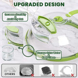 Microwave Food Cover with Water Steamer and Handle