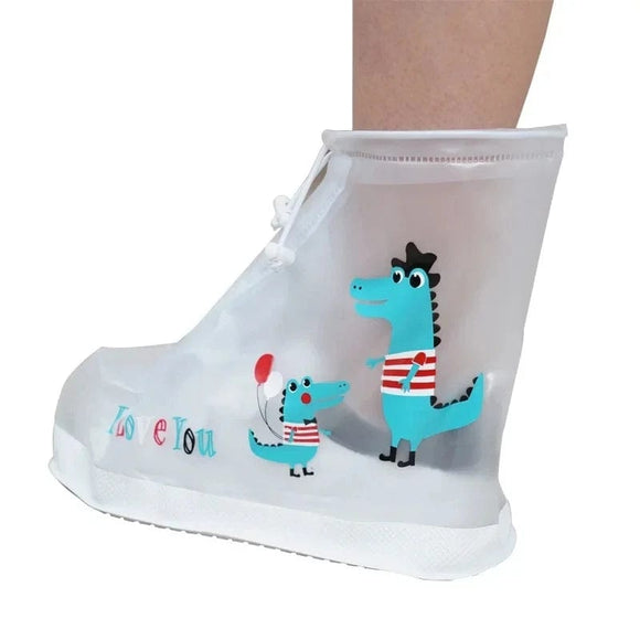 Kids Non-slip Elastic Rain Shoe Covers