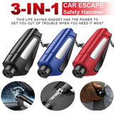 Car Emergency Window Breaker & Safety Belt Cutter Keychain