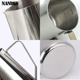 Stainless Steel Frothing Measurement Jug