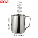 Stainless Steel Frothing Measurement Jug