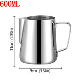 Stainless Steel Frothing Measurement Jug