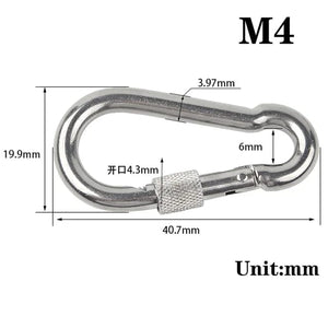 Stainless Steel Quick & Lock Ring Hook