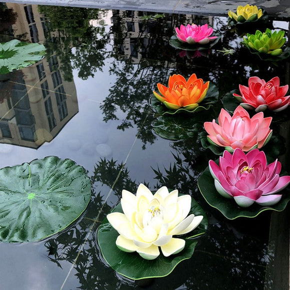 3 Pc Artificial Floating Lotus