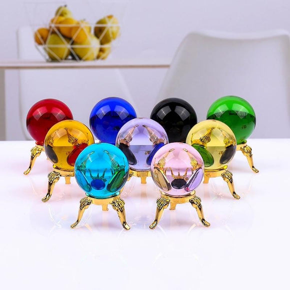 Cute Mini Healing Sphere Crystal Ball