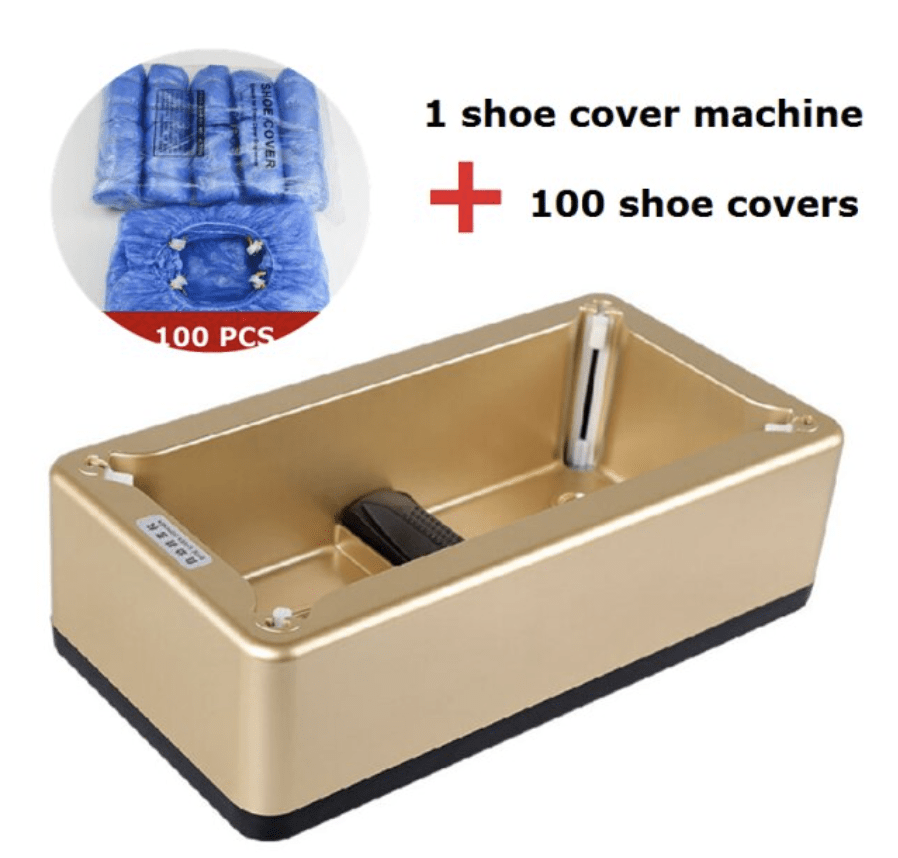 TARGET HYGIENE Autoamtic Shoe Cover Dispenser (Shoe Cover Dispenser -  Golden)