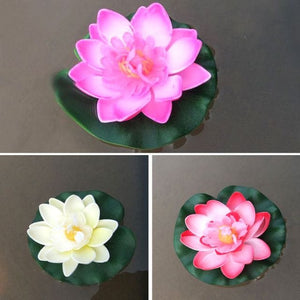 3 Pc Artificial Floating Lotus