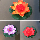 3 Pc Artificial Floating Lotus