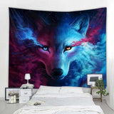 Fantasy Wolf Wall Hanging Tapestry