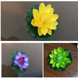 3 Pc Artificial Floating Lotus