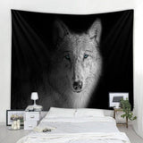 Fantasy Wolf Wall Hanging Tapestry