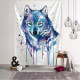 Fantasy Wolf Wall Hanging Tapestry